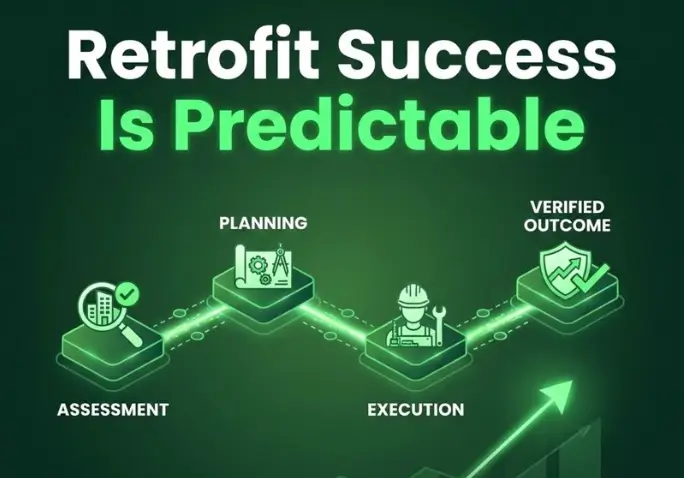 Why Retrofit Success Is Predictable with Structured Project Management